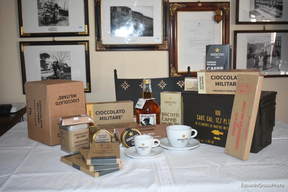 Colazione con prodotti militari