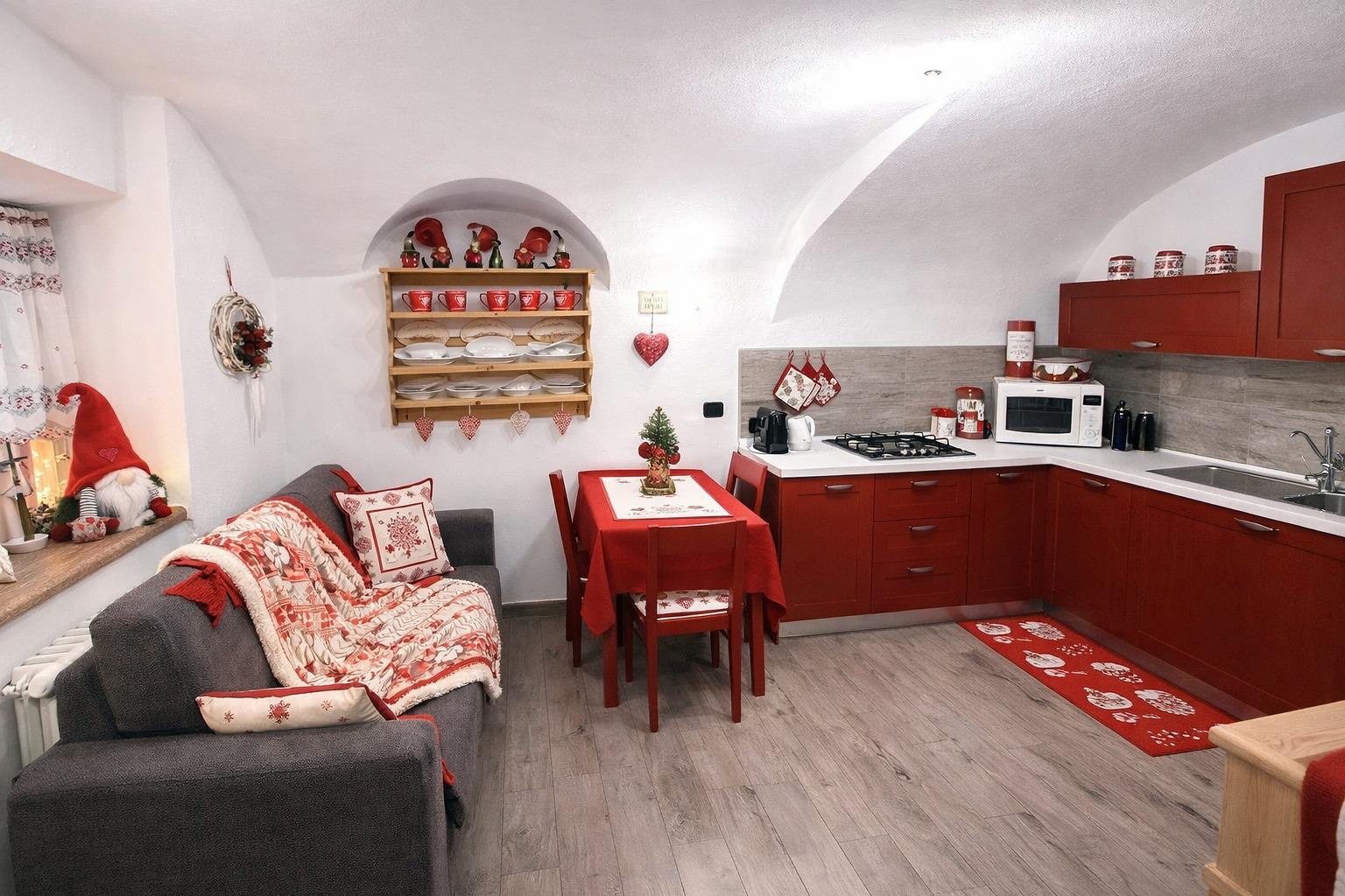 L'Antica Canonica  Cucina completamente arredata e corredata
