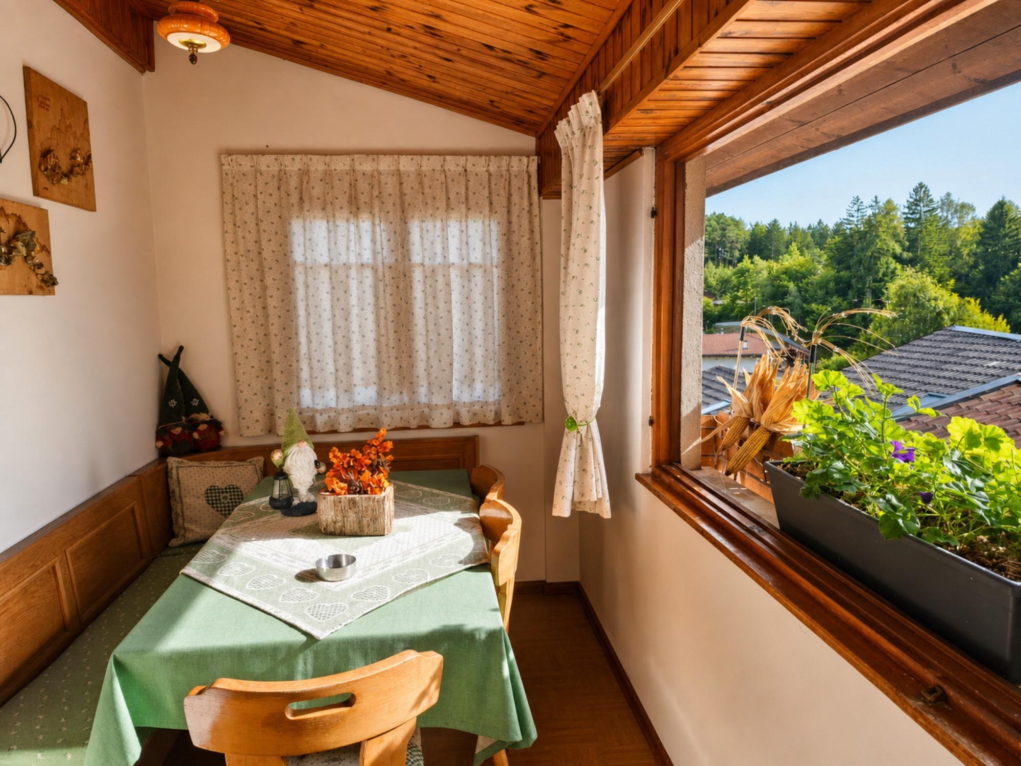 Le Rondini  La veranda panoramica, perfettamente arredata