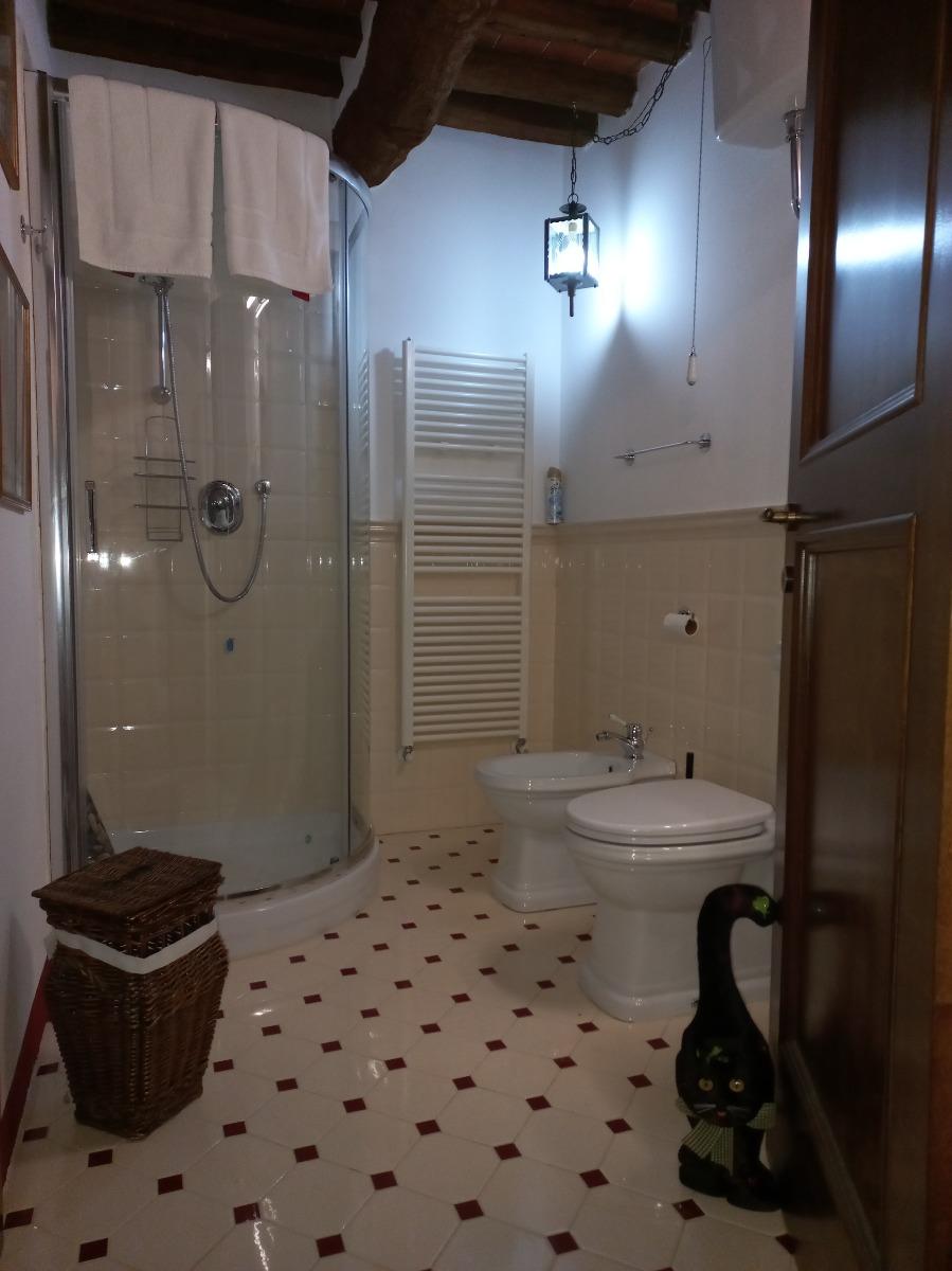 Bagno privato della camera blu