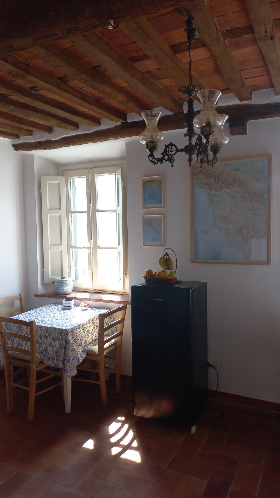 Il frigo a disposizione degli ospiti.