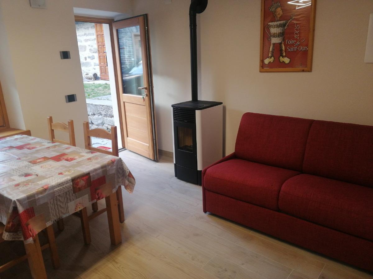 "Nido del gipeto" soggiorno