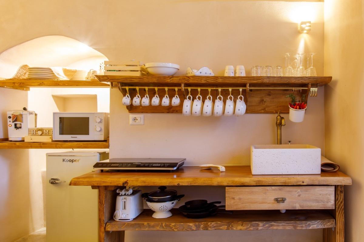 La Cava nel Barisano Suite - Cucina in legno artigianale