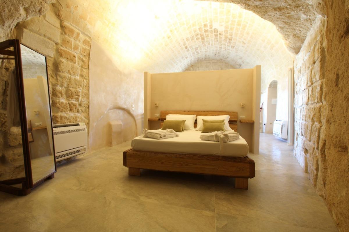 La Cava nel Barisano Suite - Camera da letto in grotta