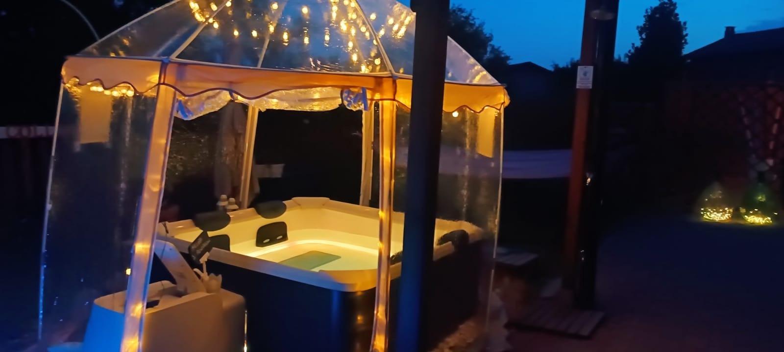 idromassaggio 6 posti riscaldata a disposizione camere