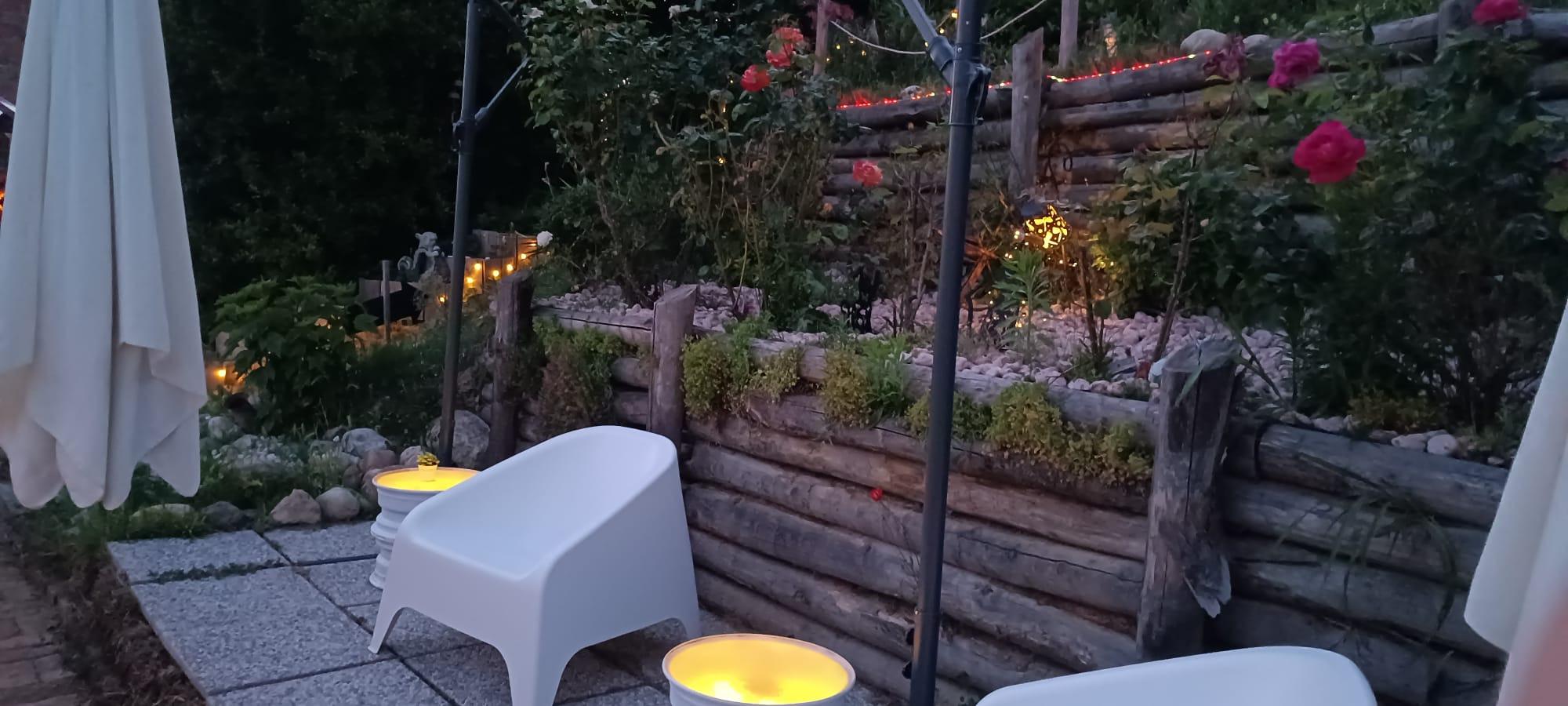giardino di sera
