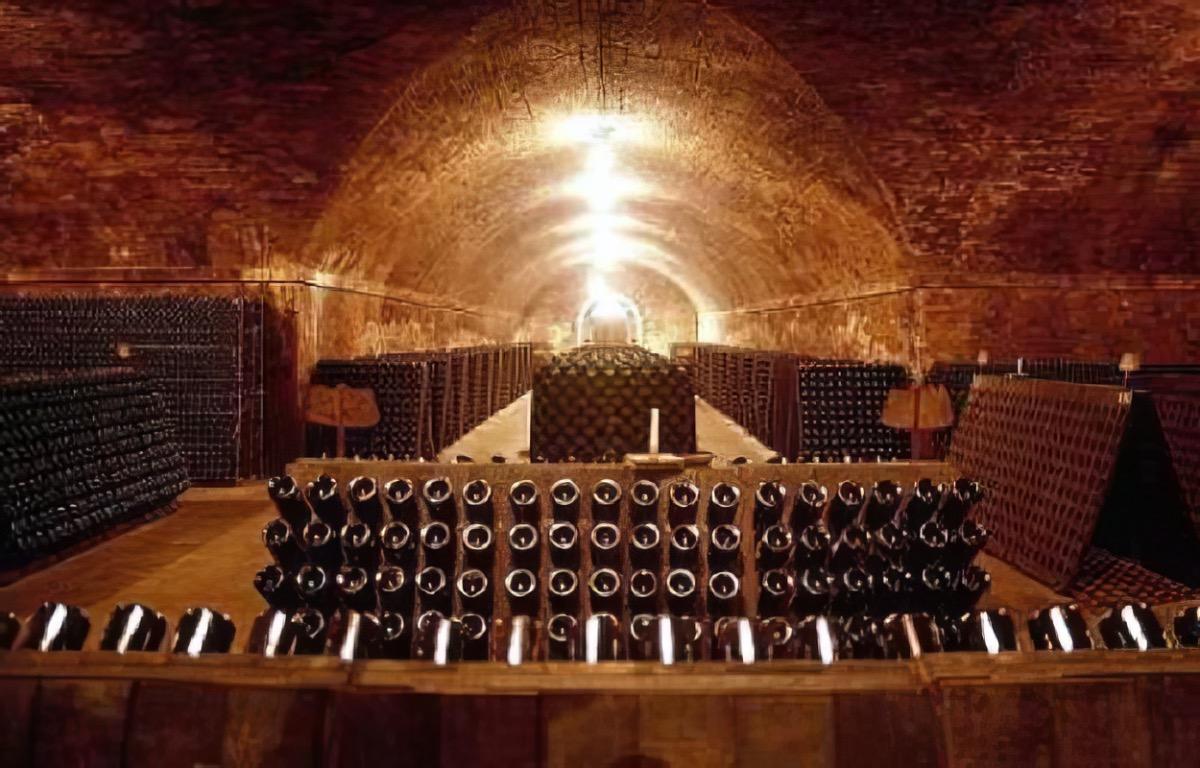 underground cathedrals of wine in Canelli
