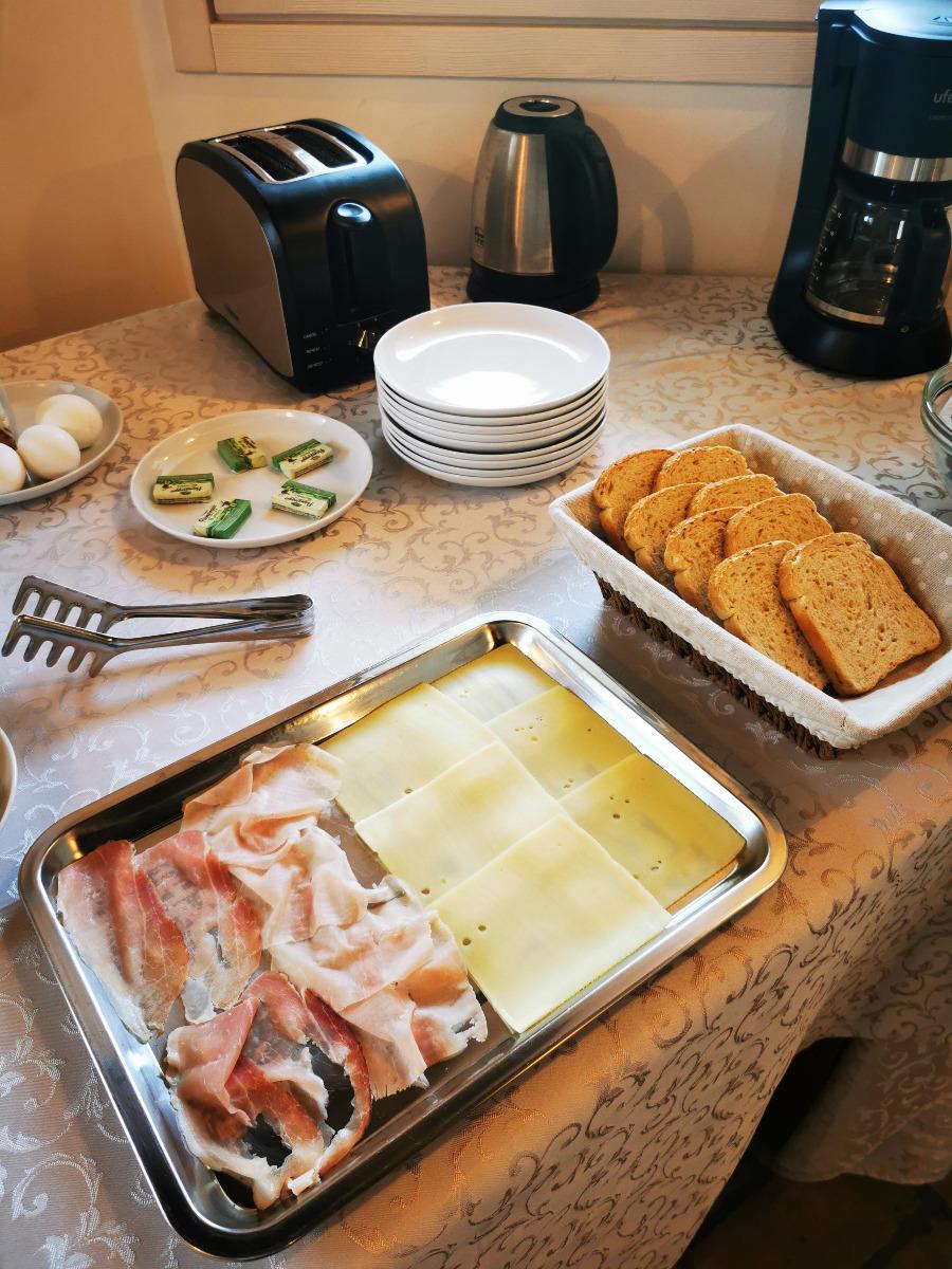 La colazione di CASA BORRIERO FARMHOUSE