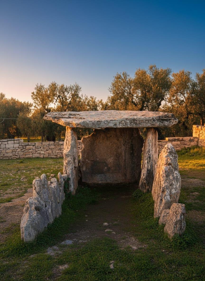 Dolmen La Chianca. Storia e fascino a pochi passi da La Casa di Beppe e Madia. Scopri il monumento megalitico di Bisceglie nel cuore della Puglia.