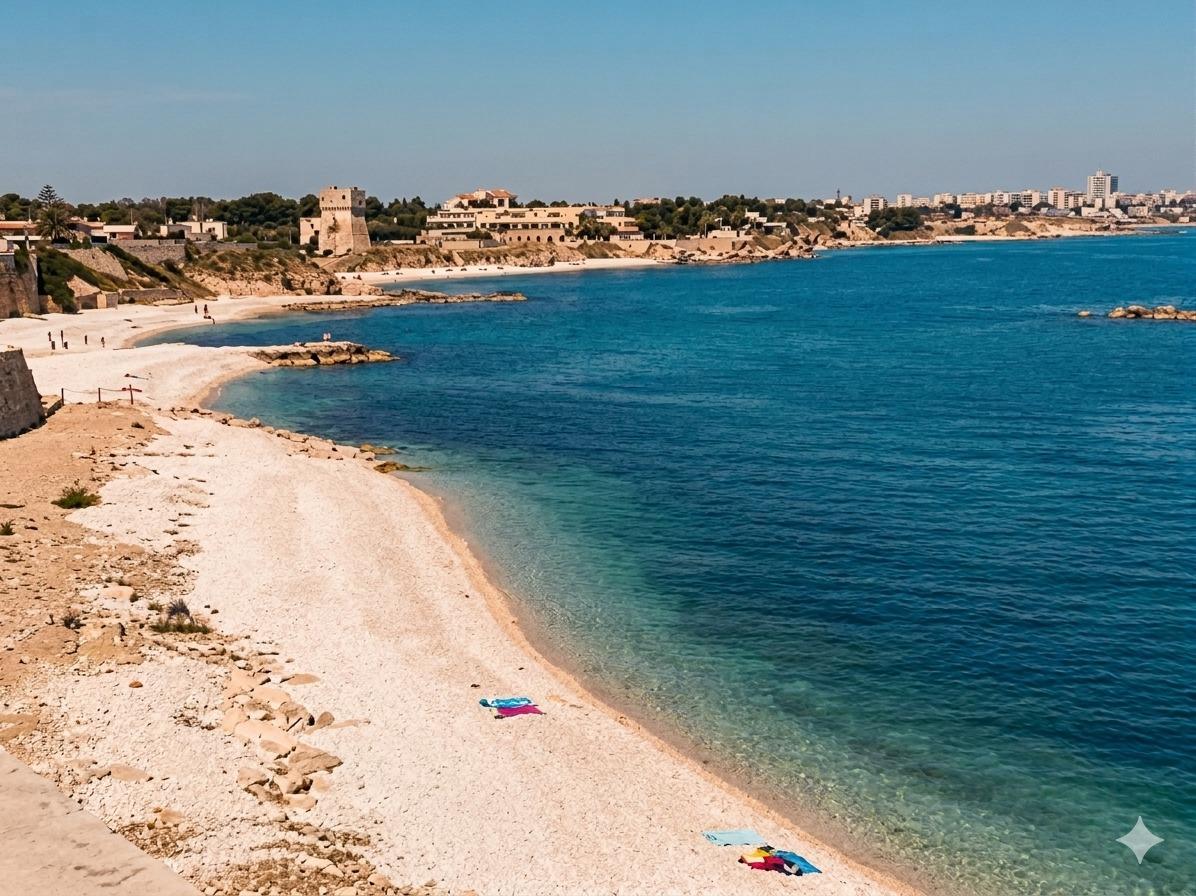Spiaggia Salsello. Mare cristallino e relax a Bisceglie. Soggiorna a La Casa di Beppe e Madia per vivere il meglio della costa pugliese. Bandiera Blu!