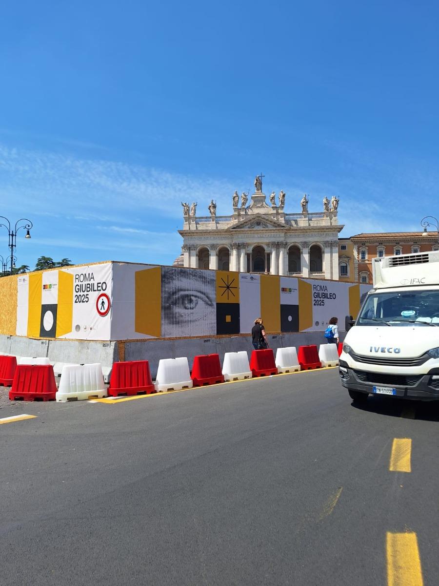 Veduta della basilica di San Giovanni in Laterano a 300 mt dalle nostre locazioni