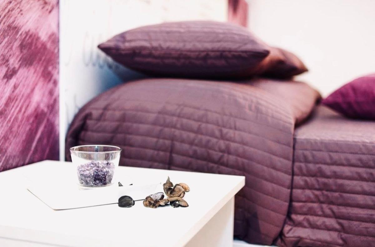 Camera da letto matrimoniale con bagno in camera appartamento primo piano