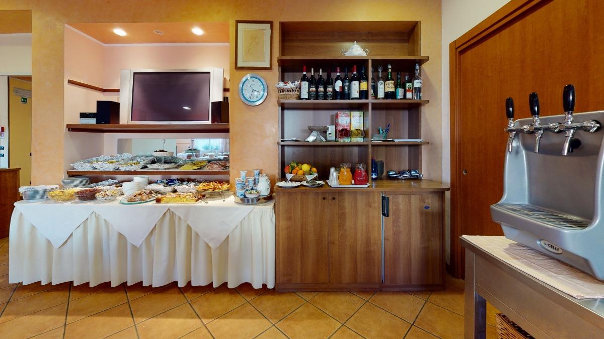 La colazione di HOTEL RESIDENCE MIRAFIORI