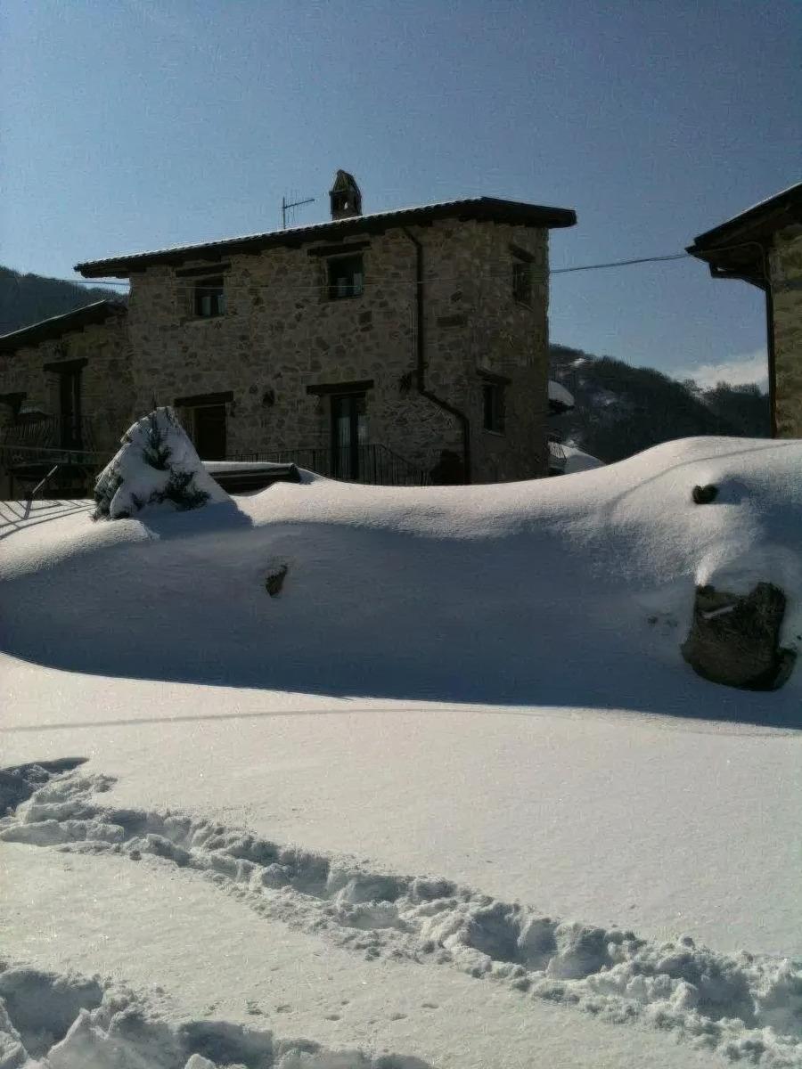 Casa con la neve