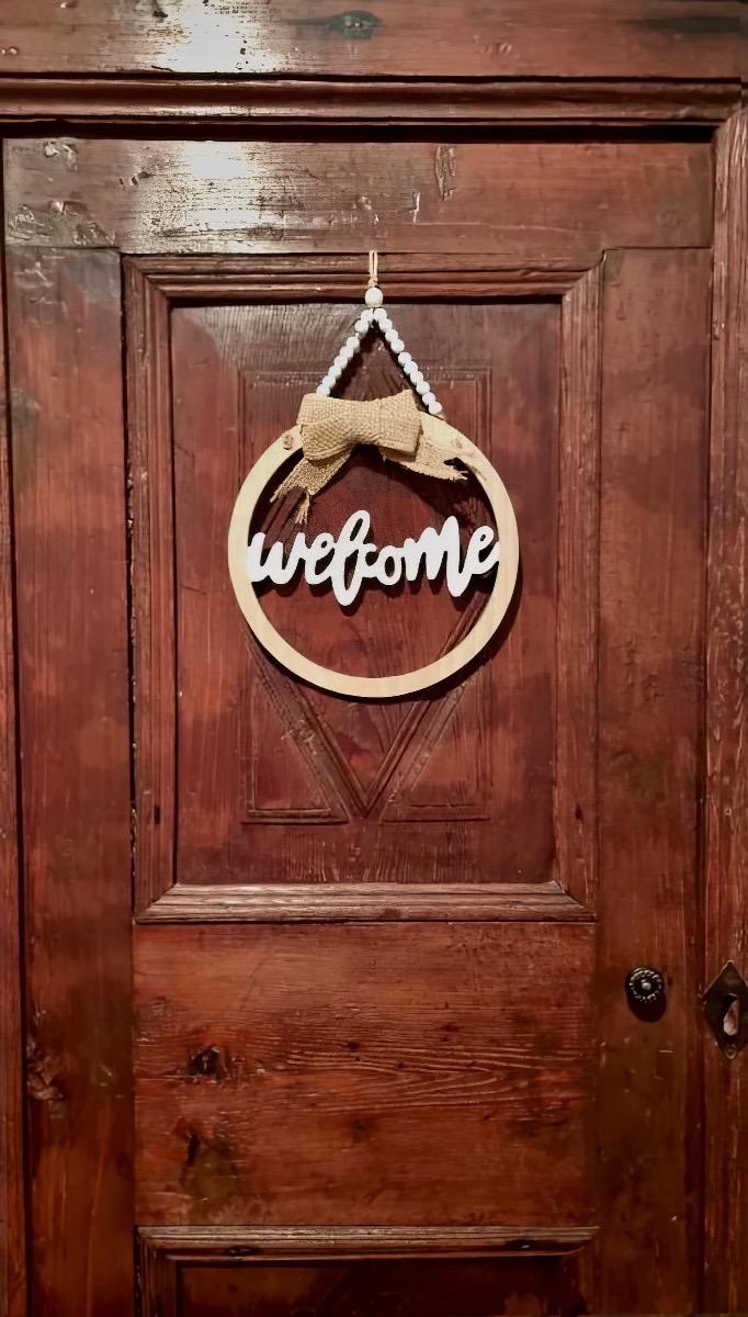 Room entrance - Welcome