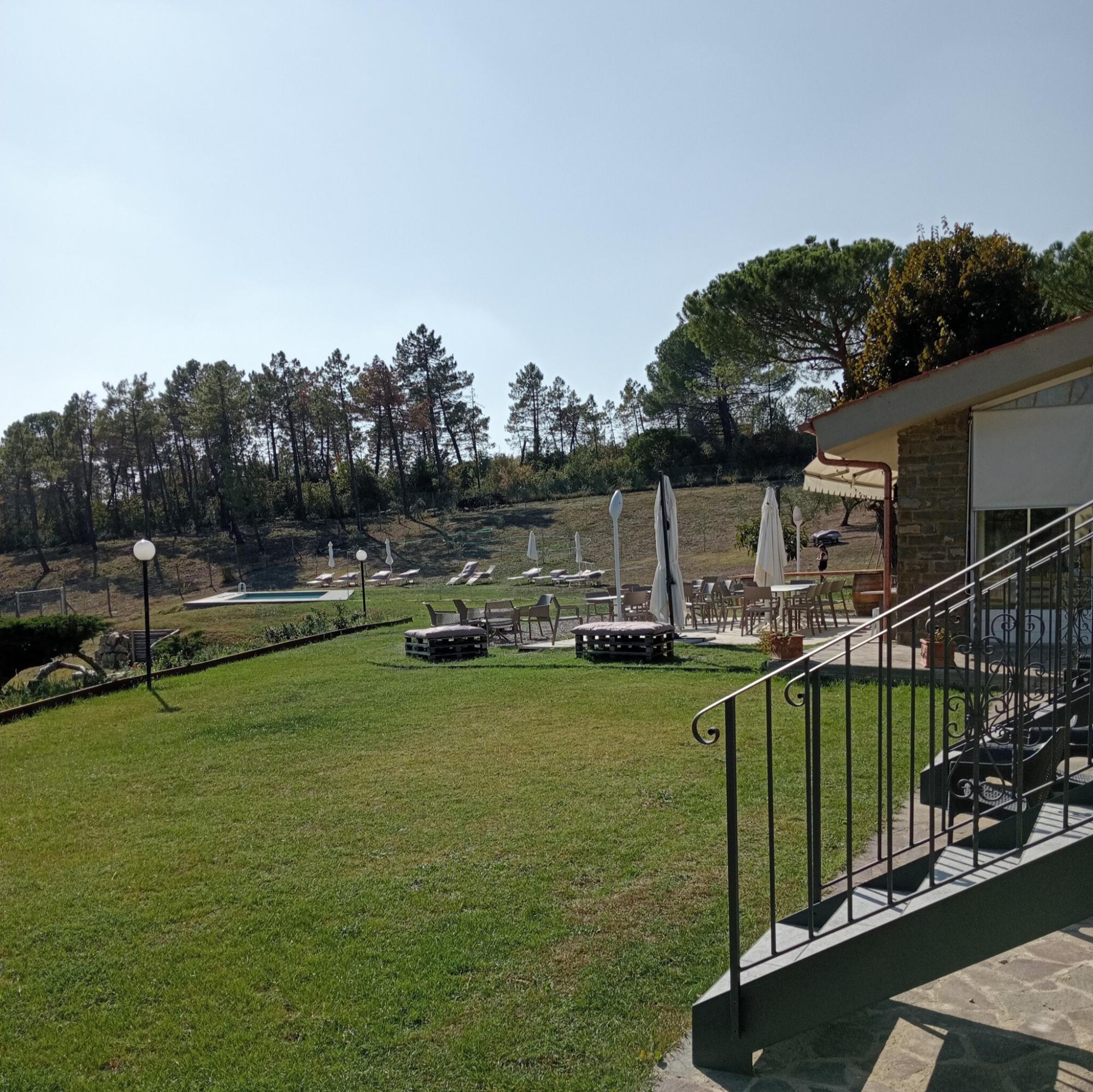 Panorama giardino vs piscina