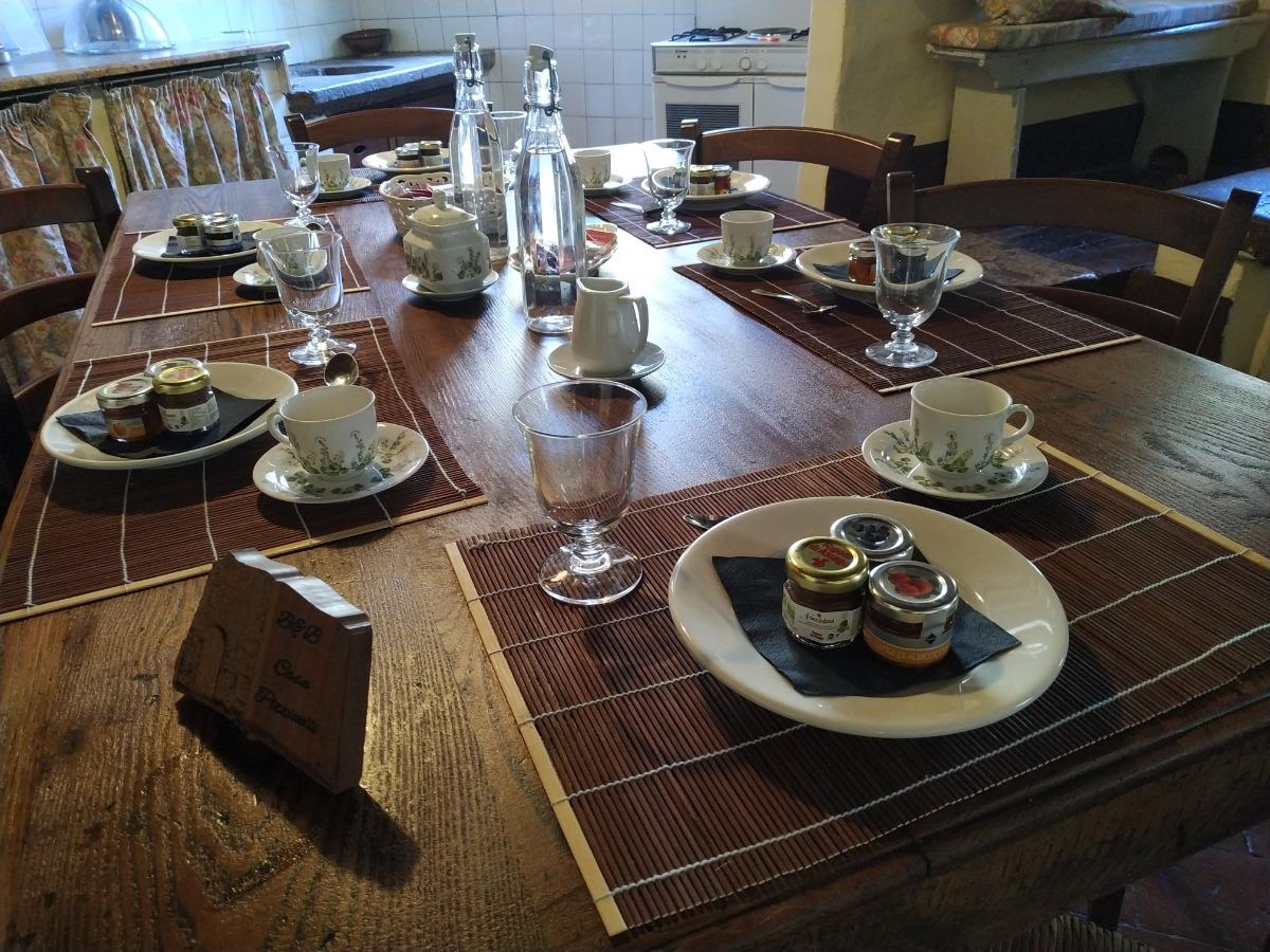 La colazione di B&B CASA PIZZINELLI