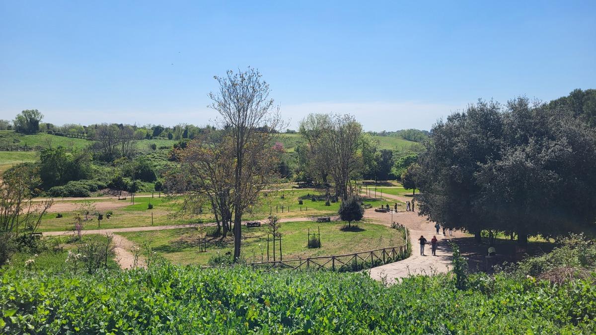 L'accesso al Parco della Caffarella.