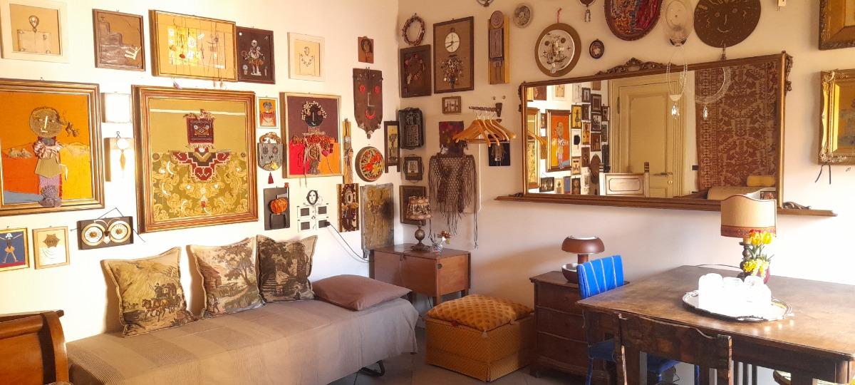 Soggiorno con letto singolo del B&B Fuori Dai Coppi Bologna