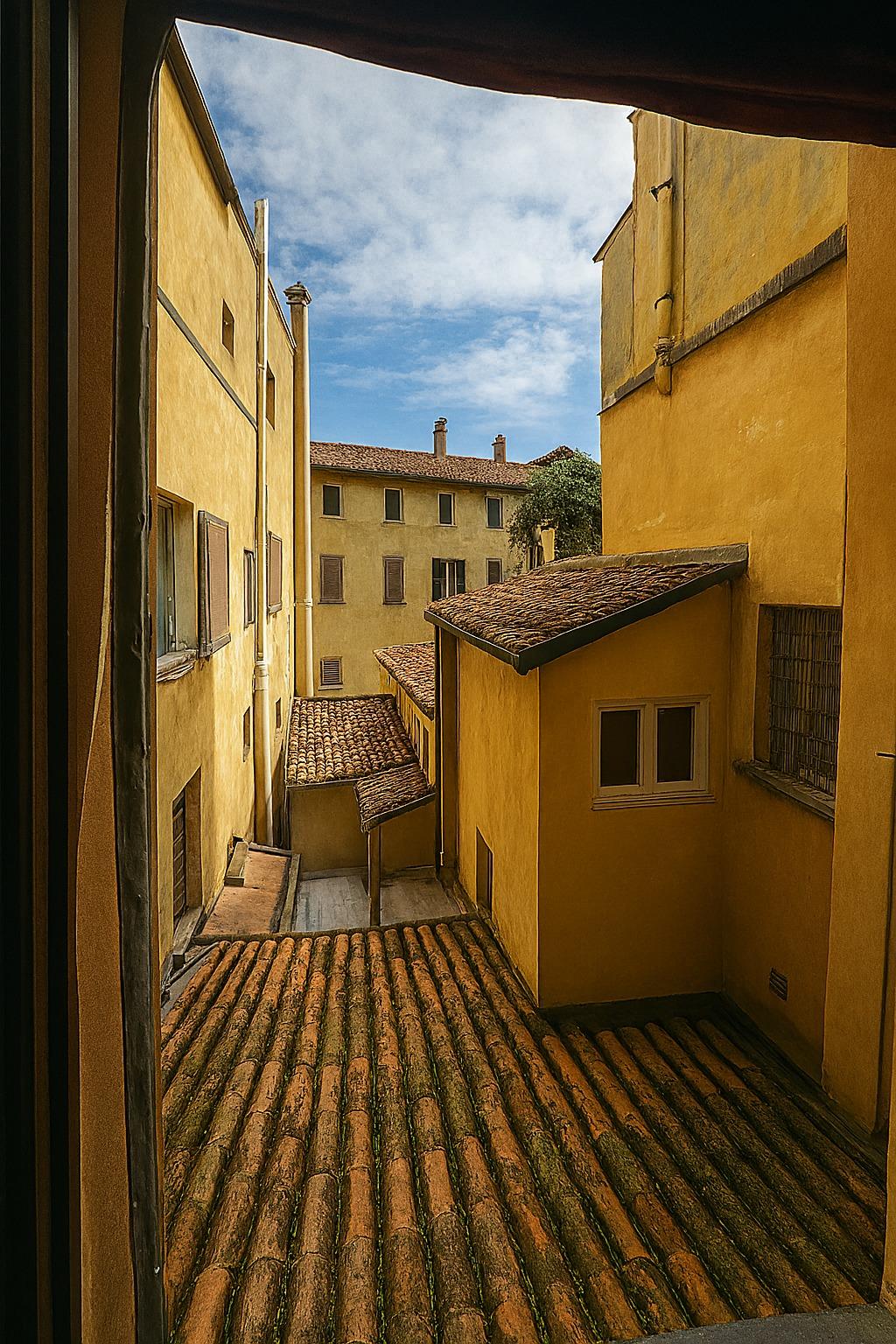 Vista sui coppi Bolognesi dal B&B Fuori Dai Coppi Bologna