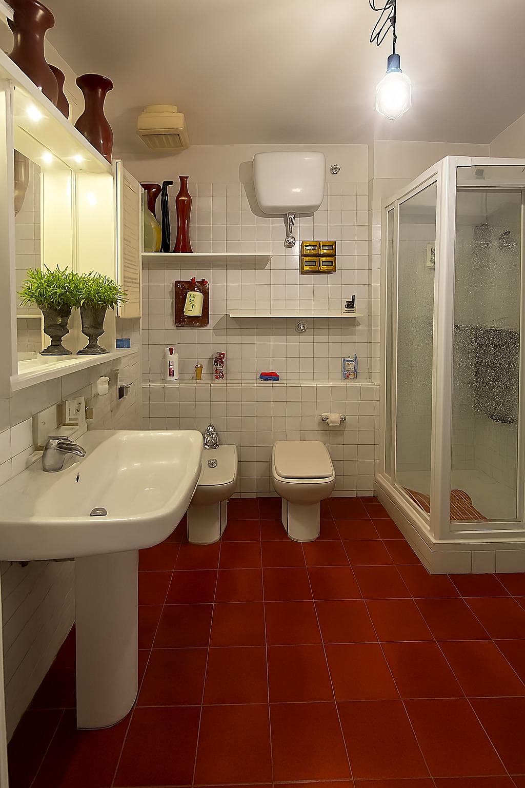 Bagno con Doccia del B&B Fuori Dai Coppi Bologna