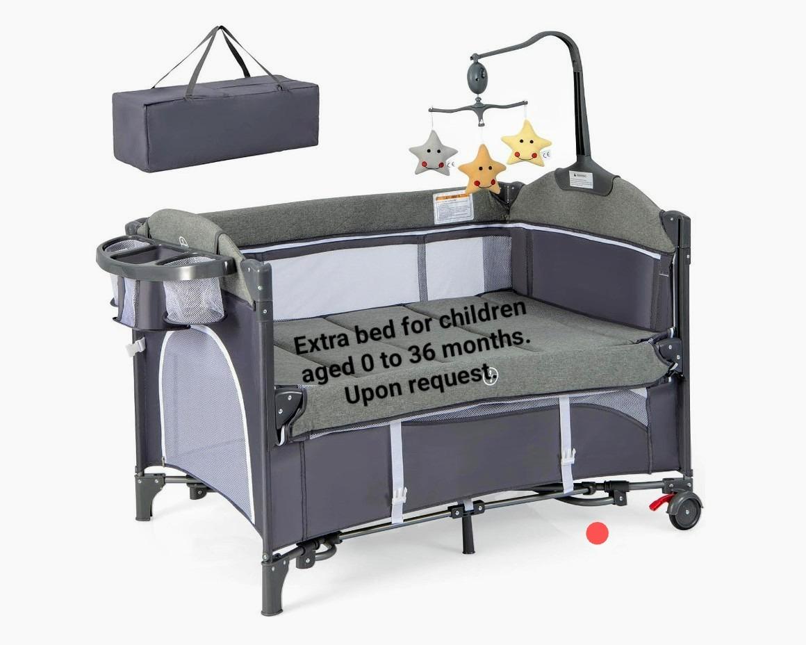 Se richiesto anticipatamente, vi faró trovare un lettino per neonati fino ai 36 mesi