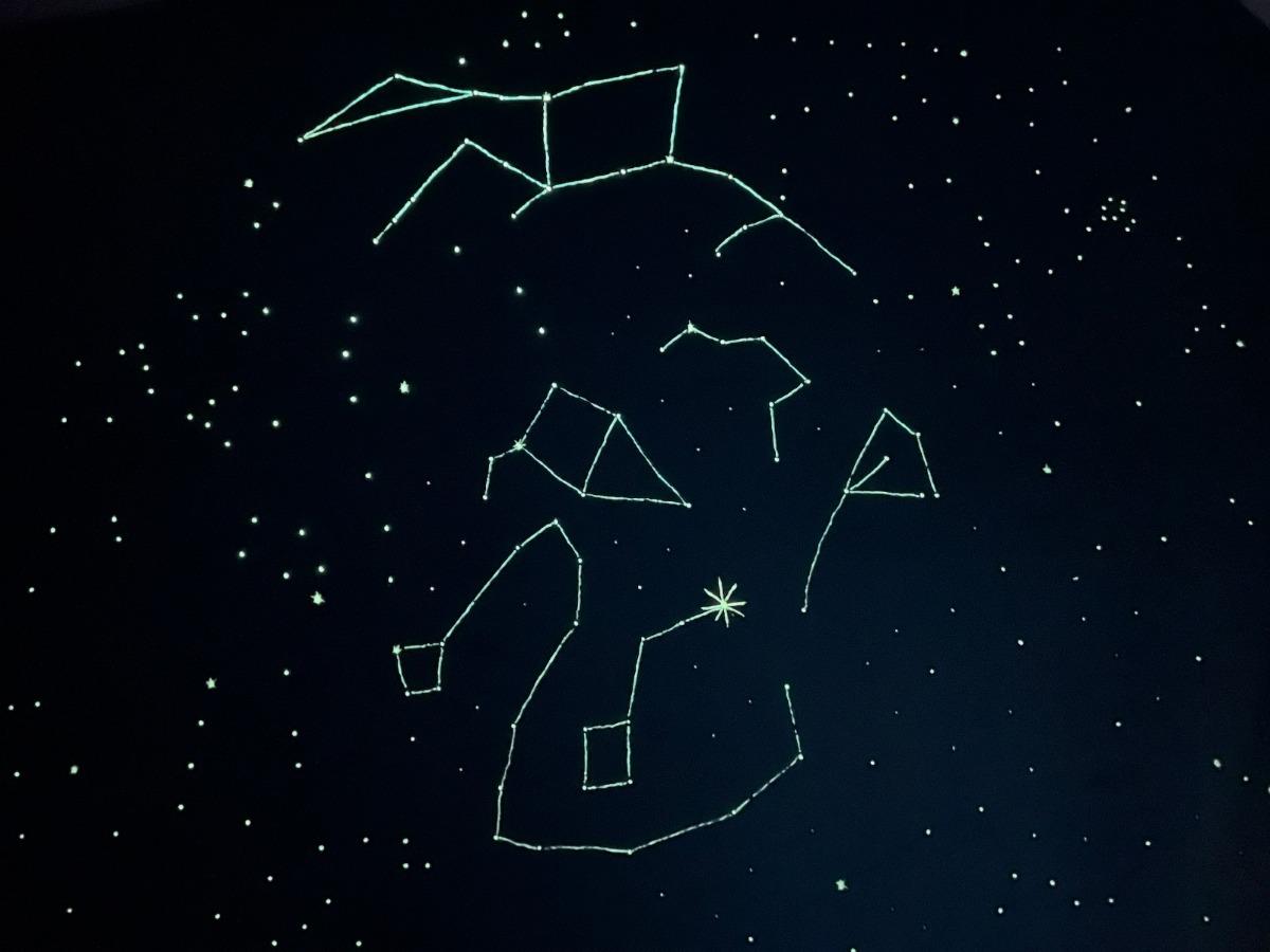 La volta celeste sul soffitto della camera