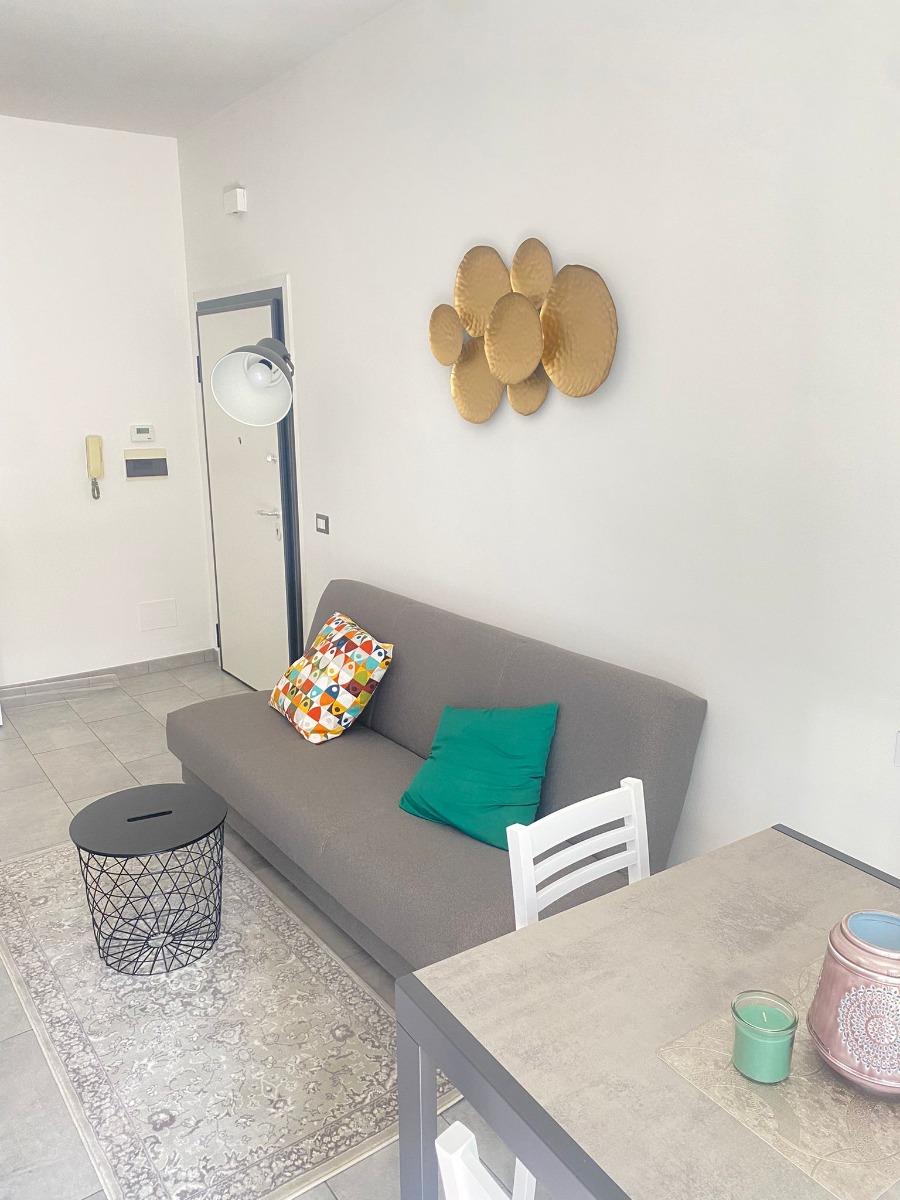 Soggiorno con divano letto