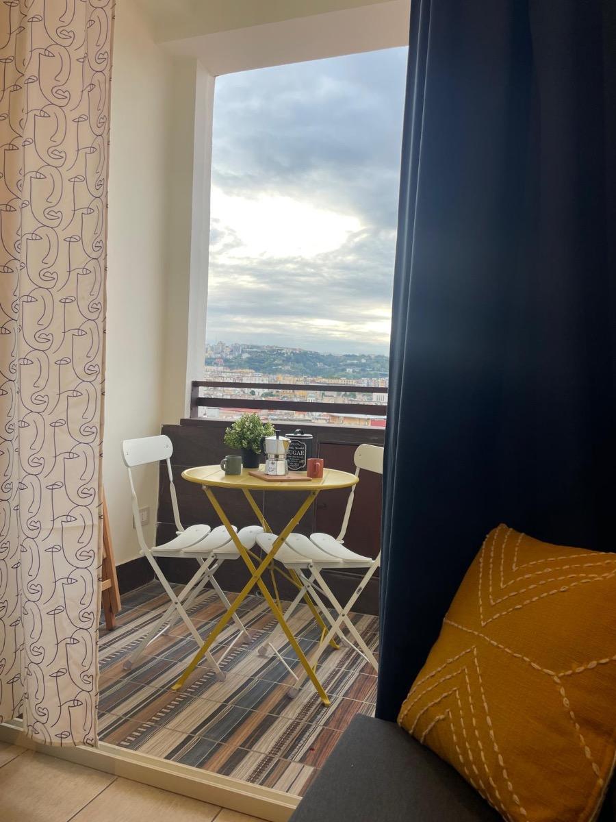 Area colazione con divano letto Sassofono Blu