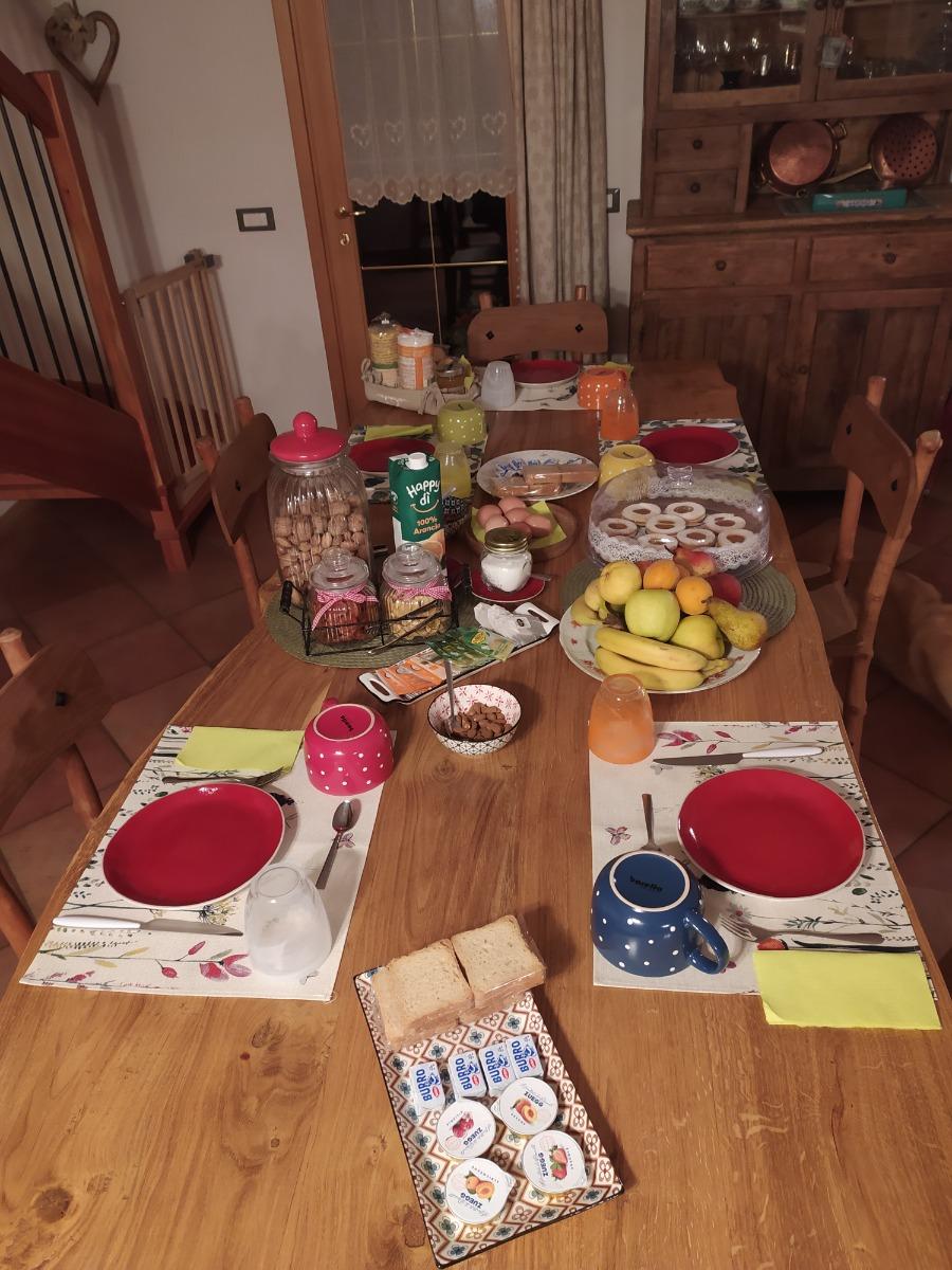 La colazione di B&B EDELWEISS
