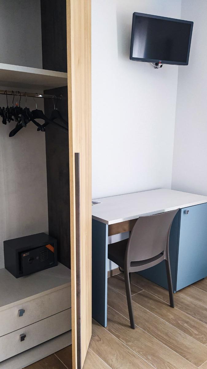 La camere sono dotate di cassetta di sicurezza e mini frigo