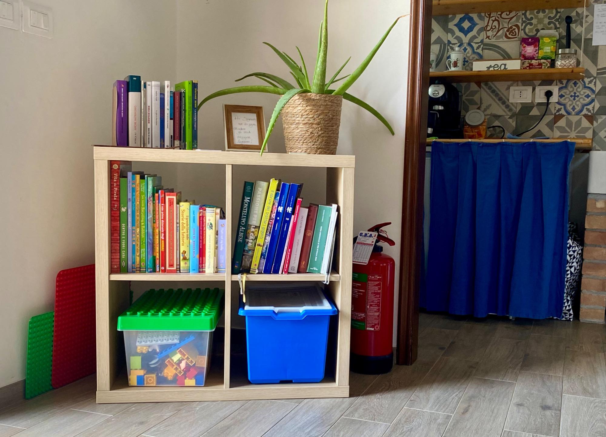 Angolo lettura e giochi