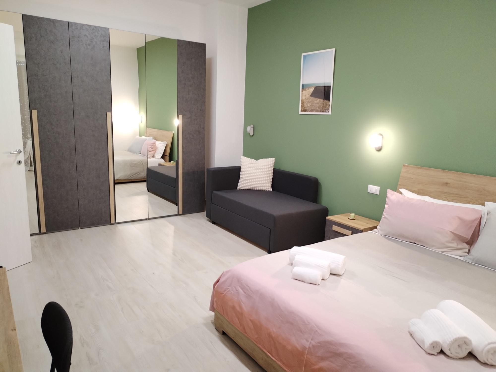 Casa Gi camera matrimoniale e divano letto