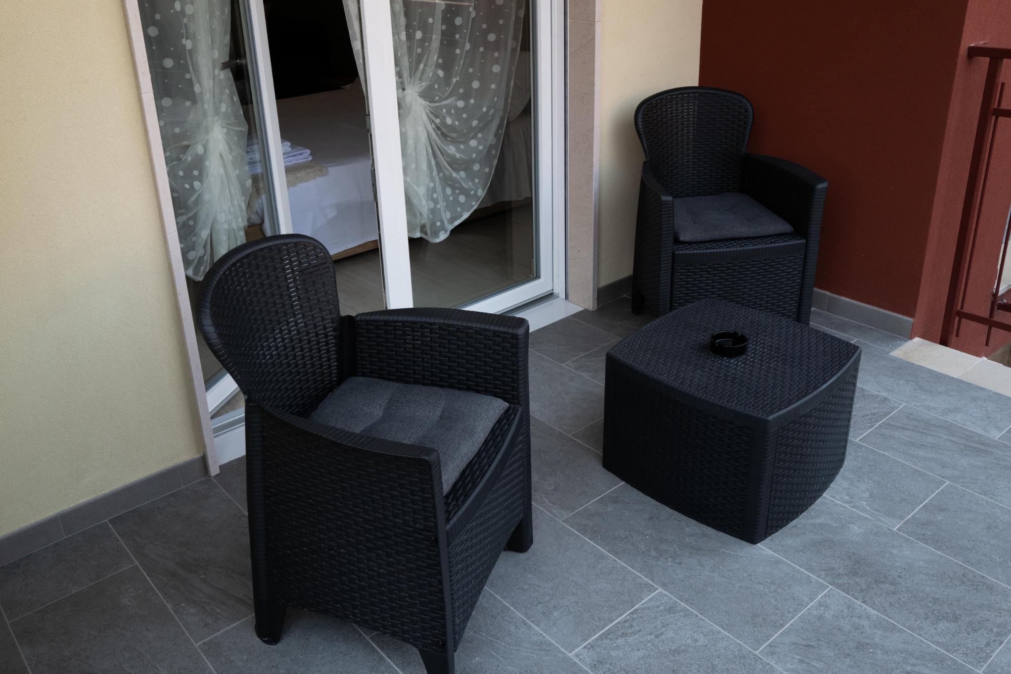 Casa Gi camera matrimoniale balcone