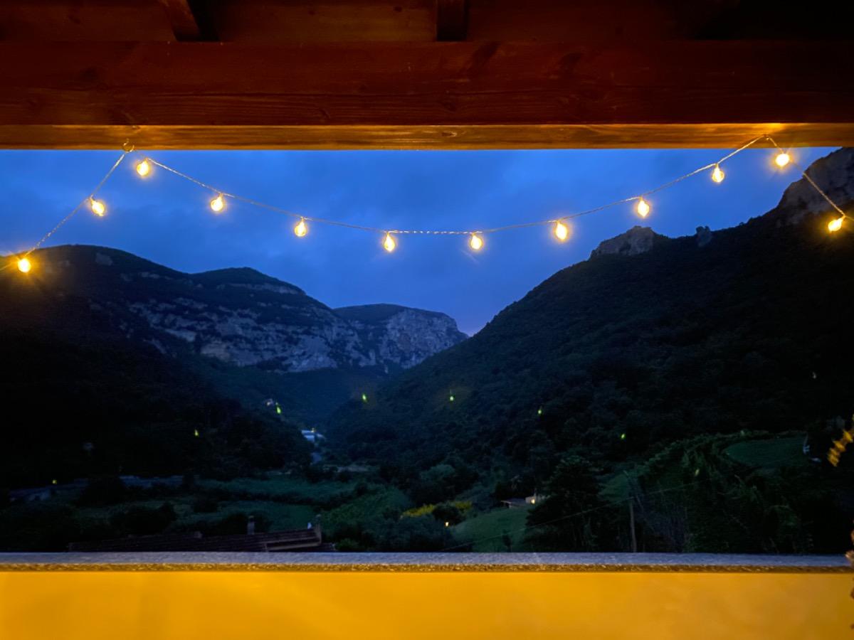 Dalla terrazza panoramica della camera Ma.