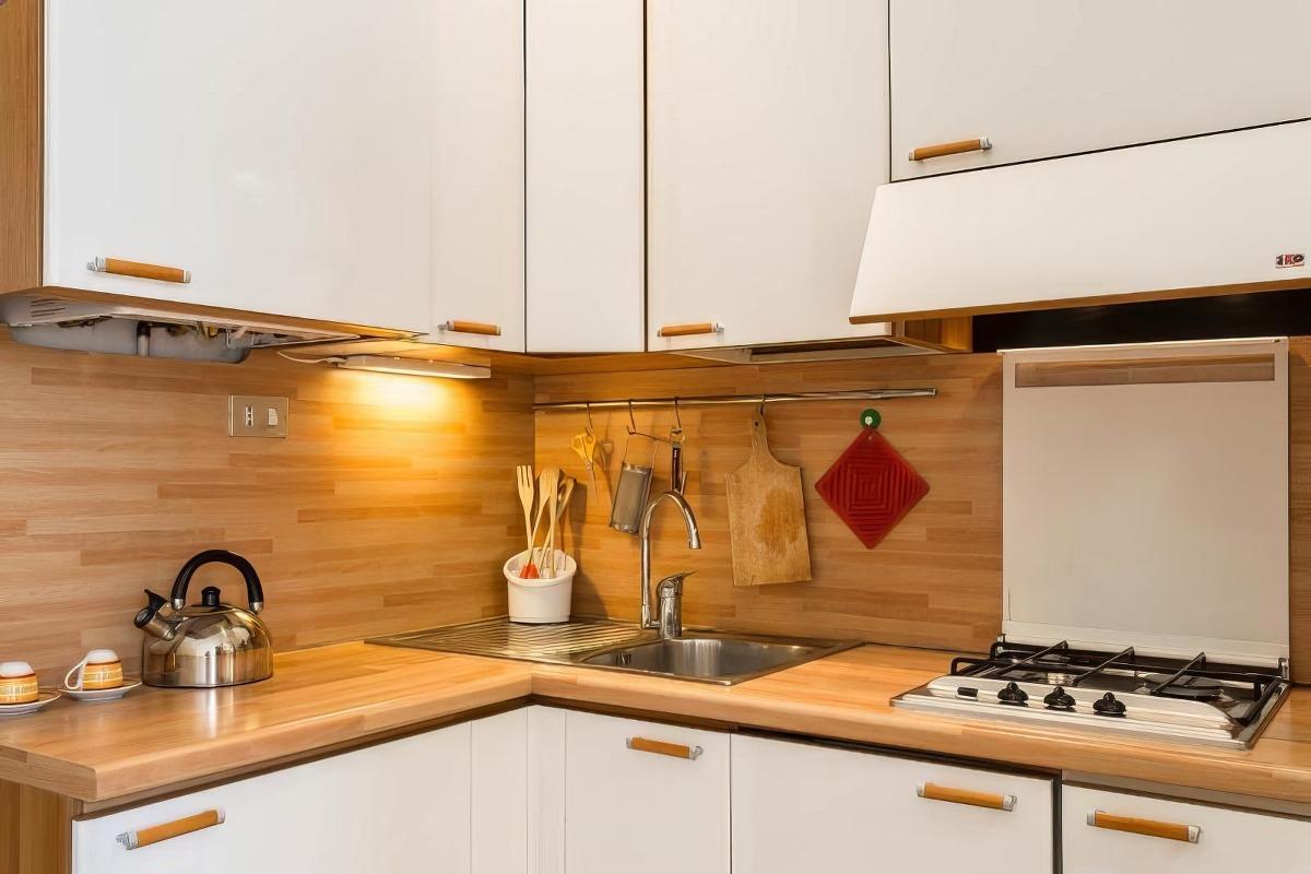 angolo cottura con bollitore