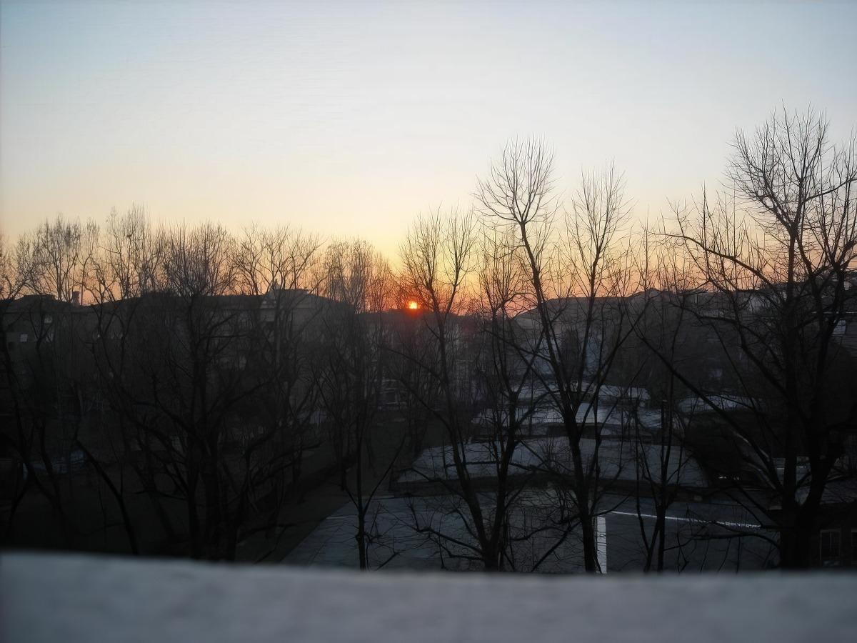 Tramonto dal balconcino