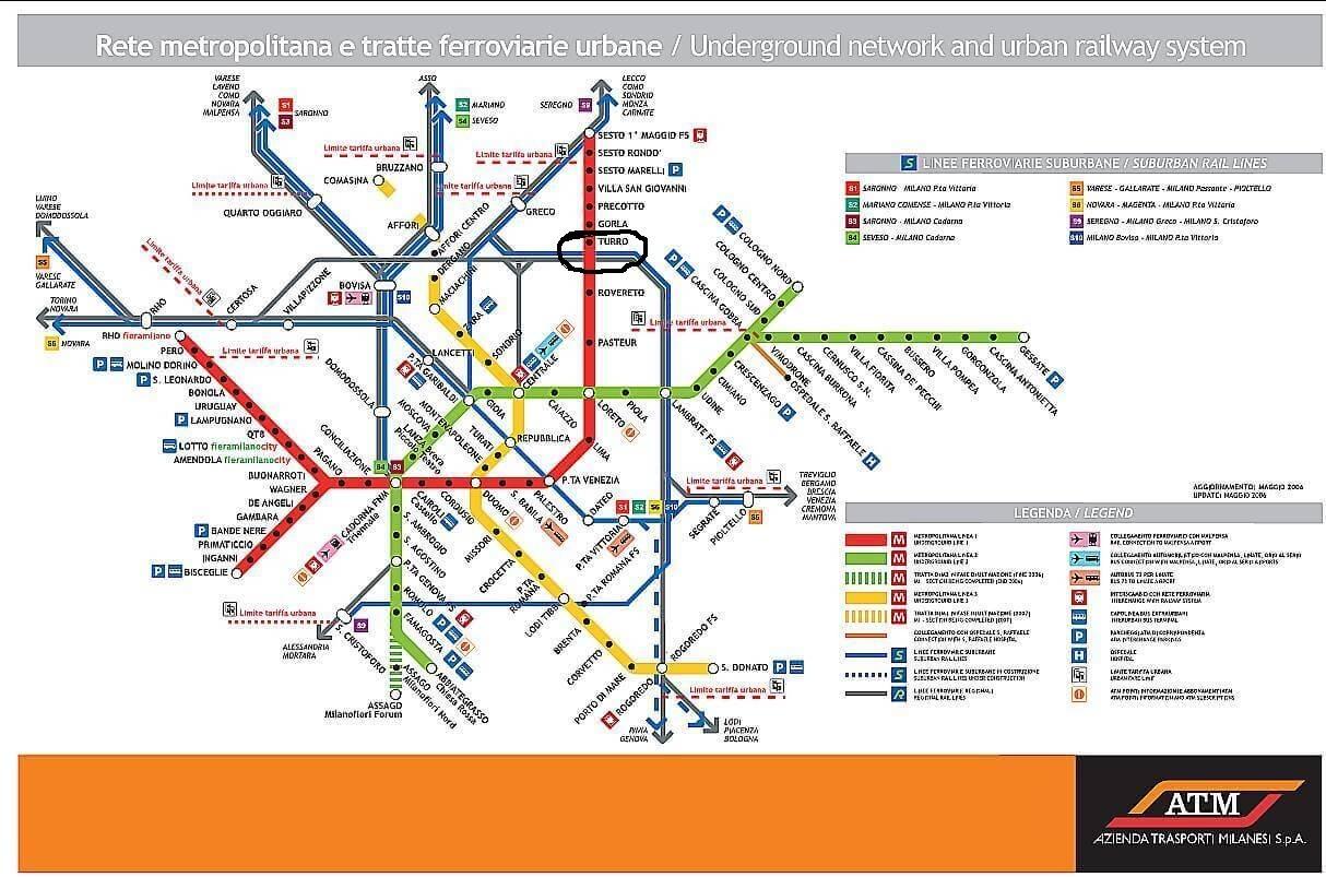 Mappa metropolitana