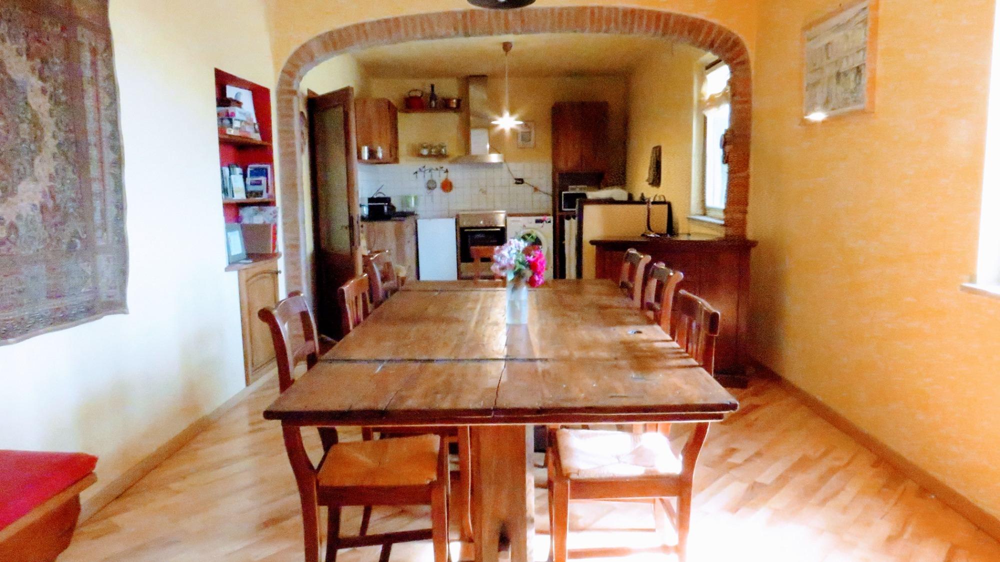Zona pranzo e cucina