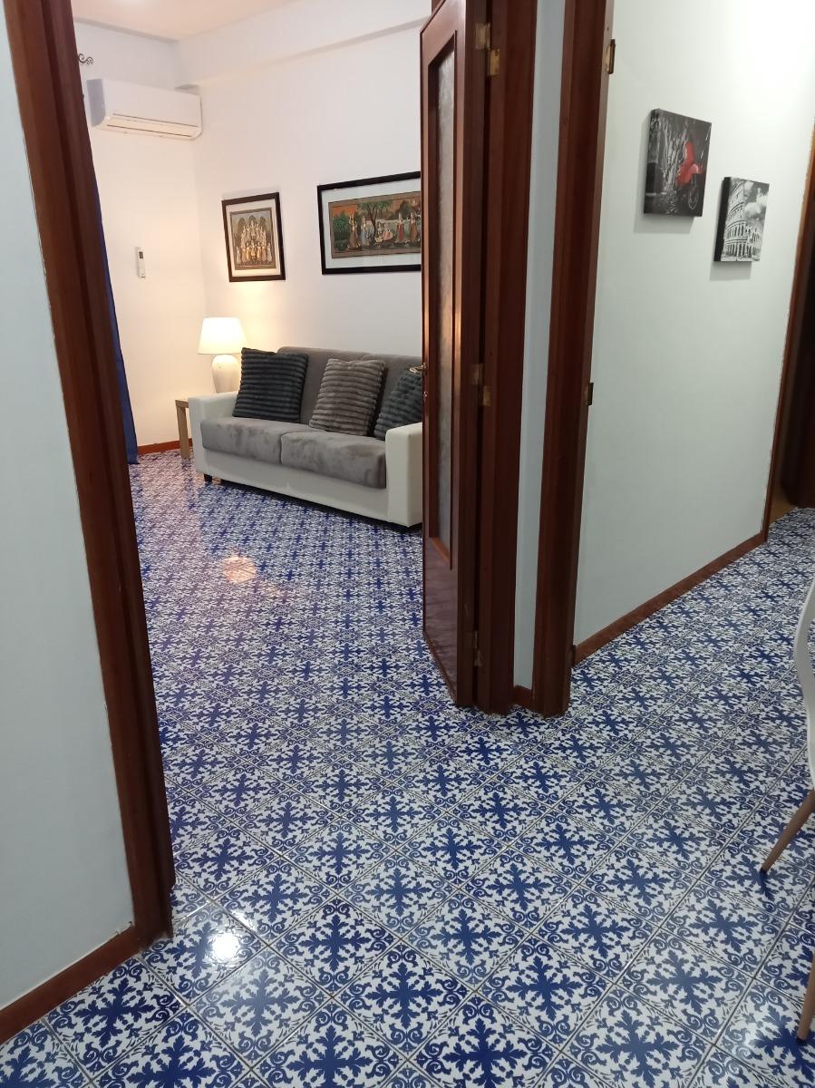 Soggiorno con divano letto