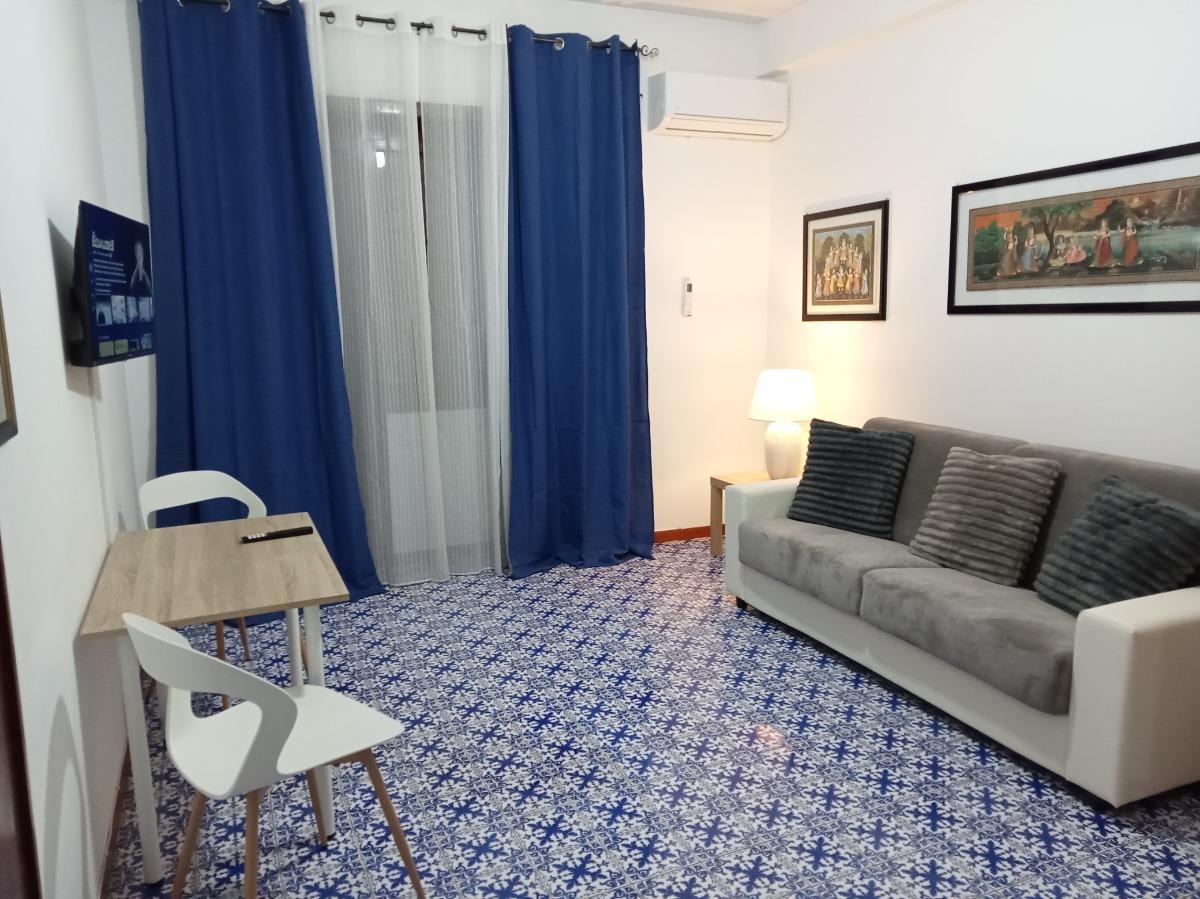 Soggiorno con divano letto