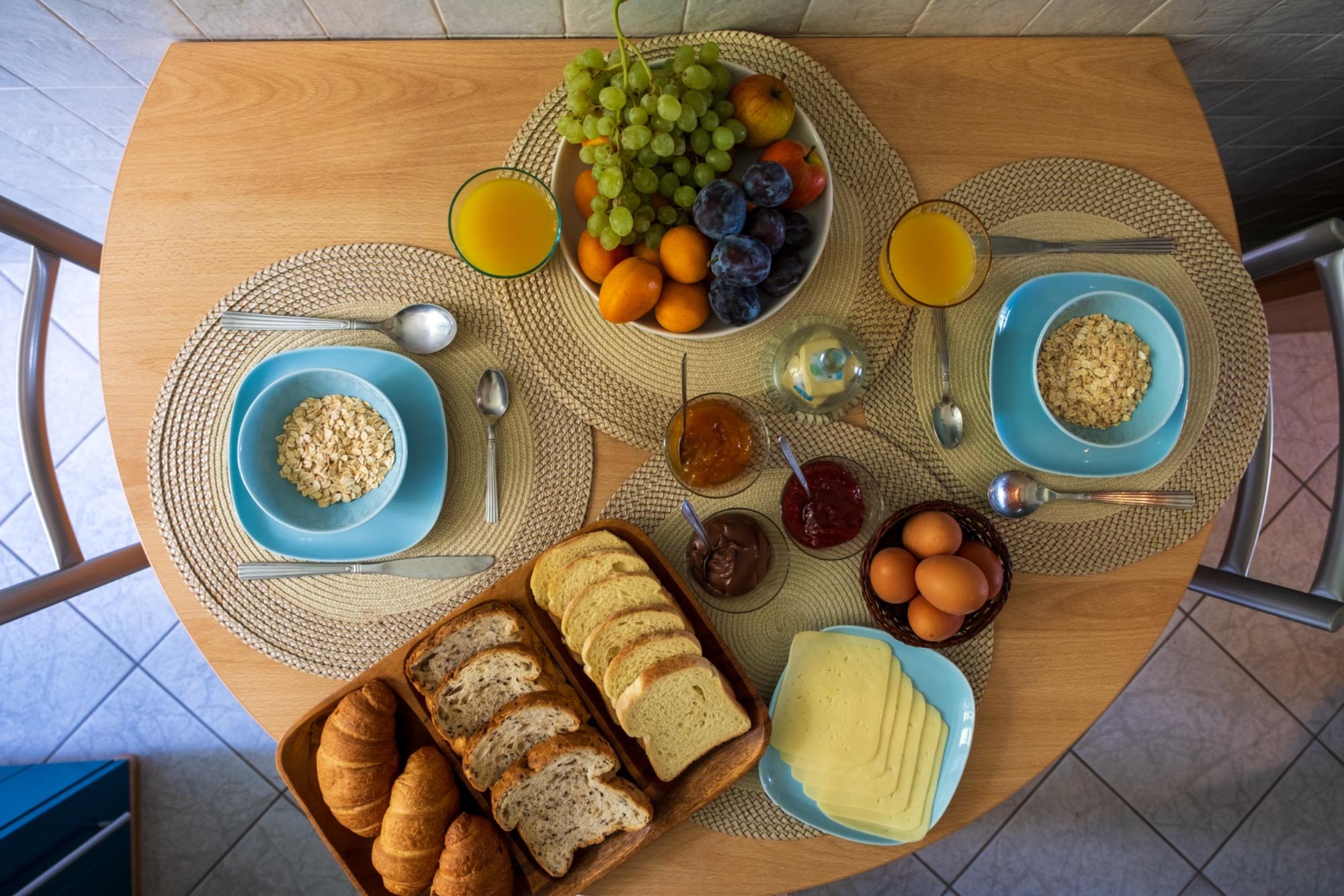 La colazione di B&B PORTO VIVO