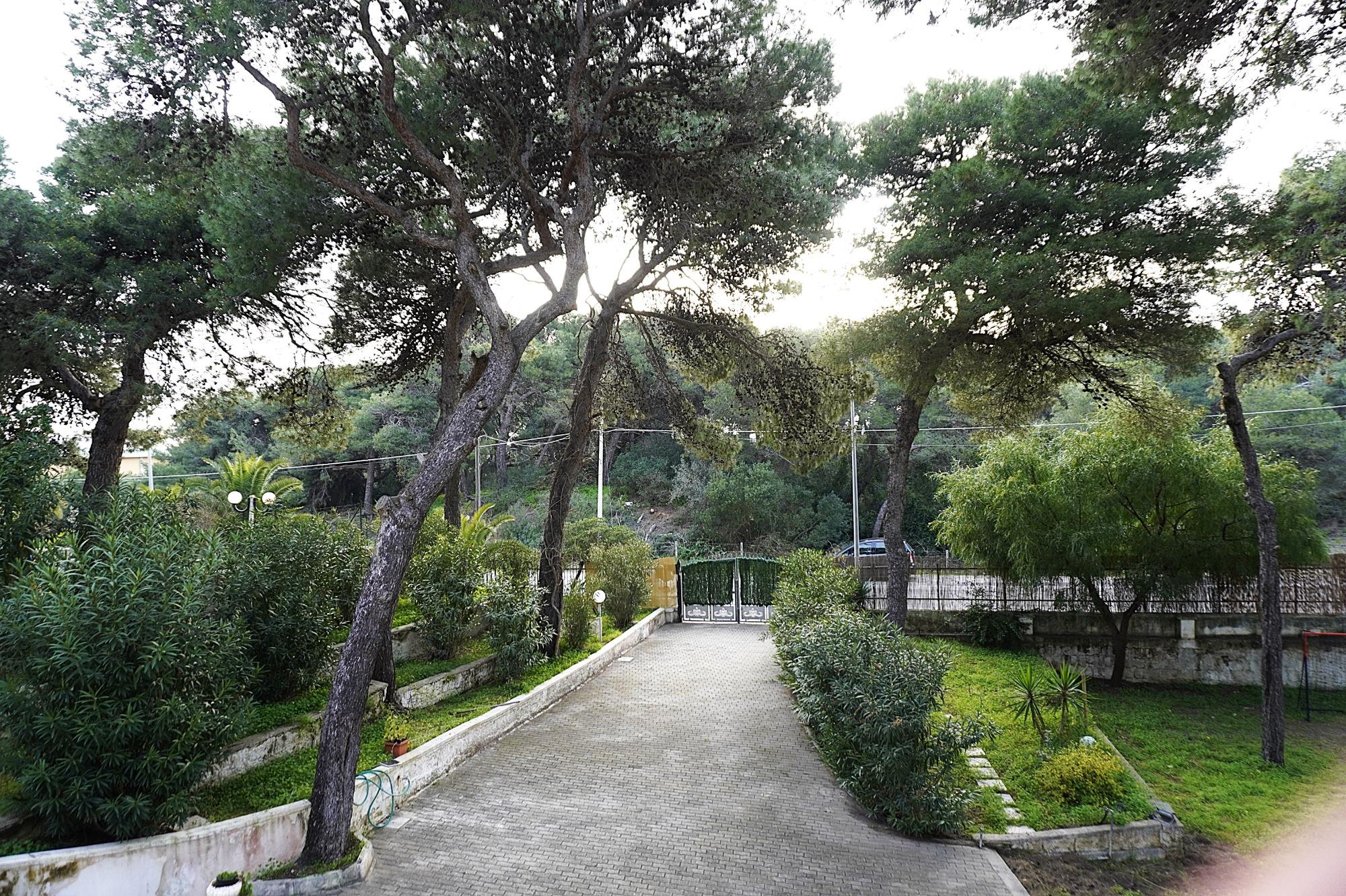 Villa Ofelia a Chiatona - cancello di ingresso dal giardino