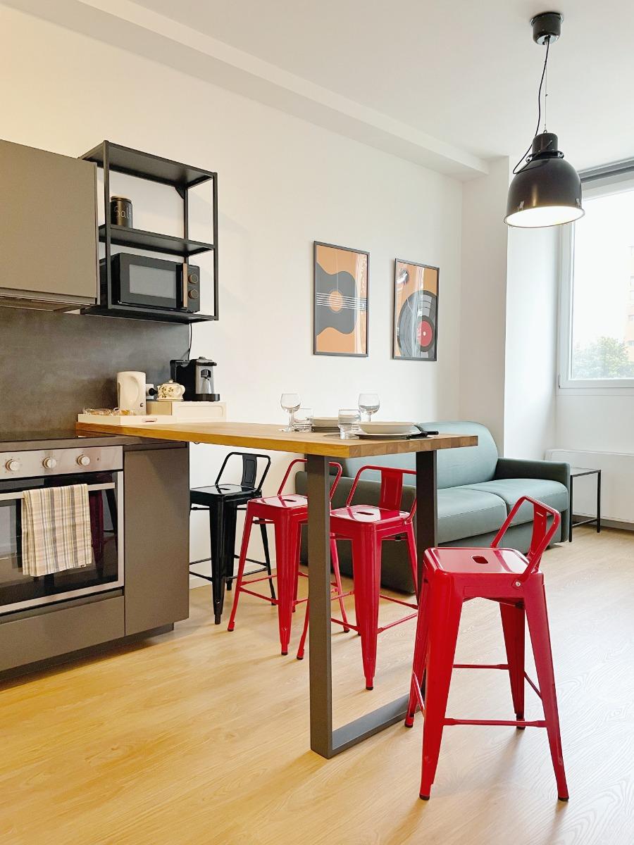 Cucina e zona pranzo