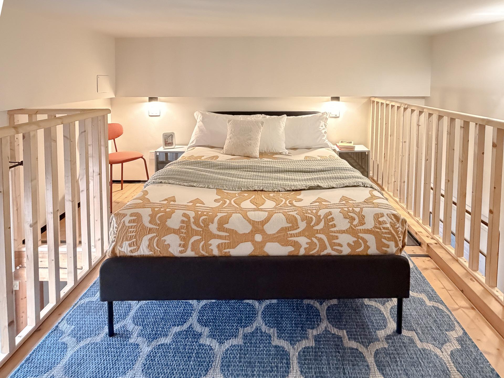 Camera matrimoniale soppalcata