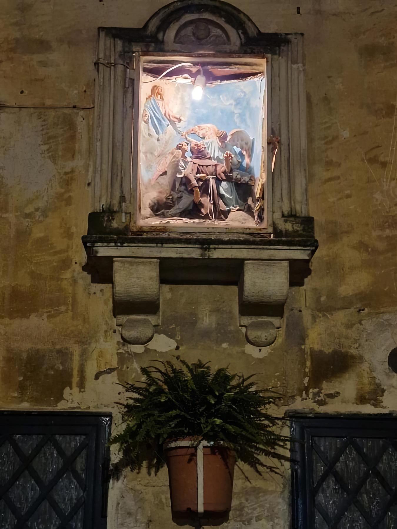 Cortile condominiale in comune del palazzo