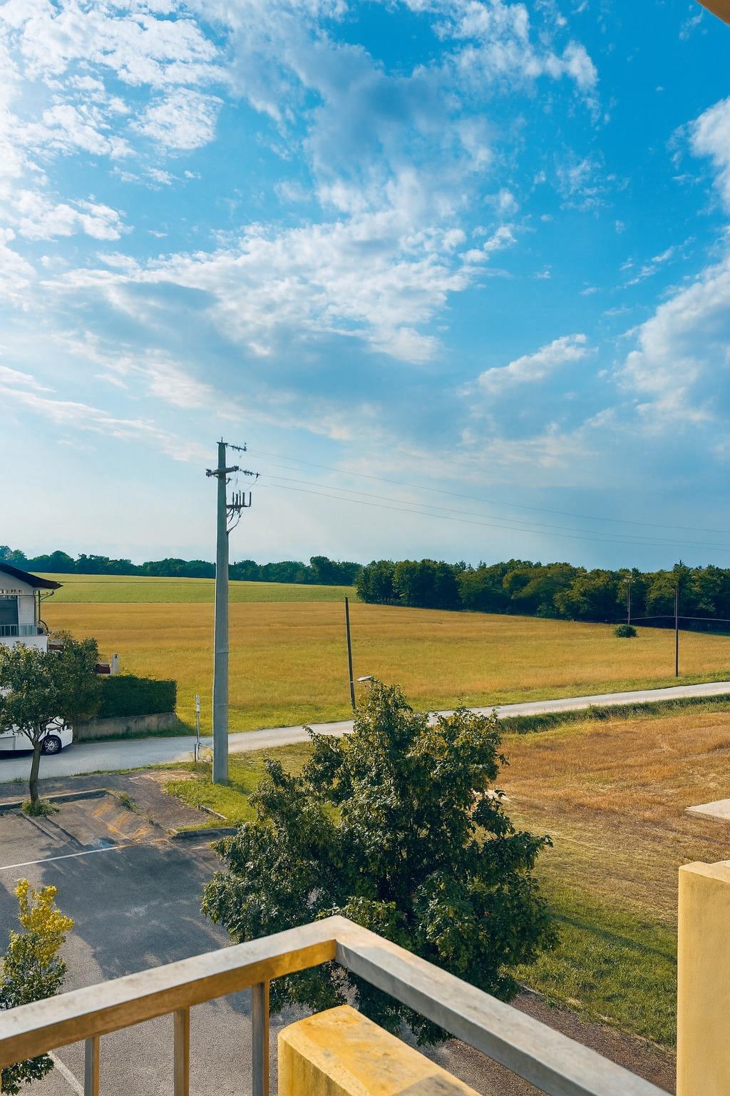Vista dalla terrazza.
