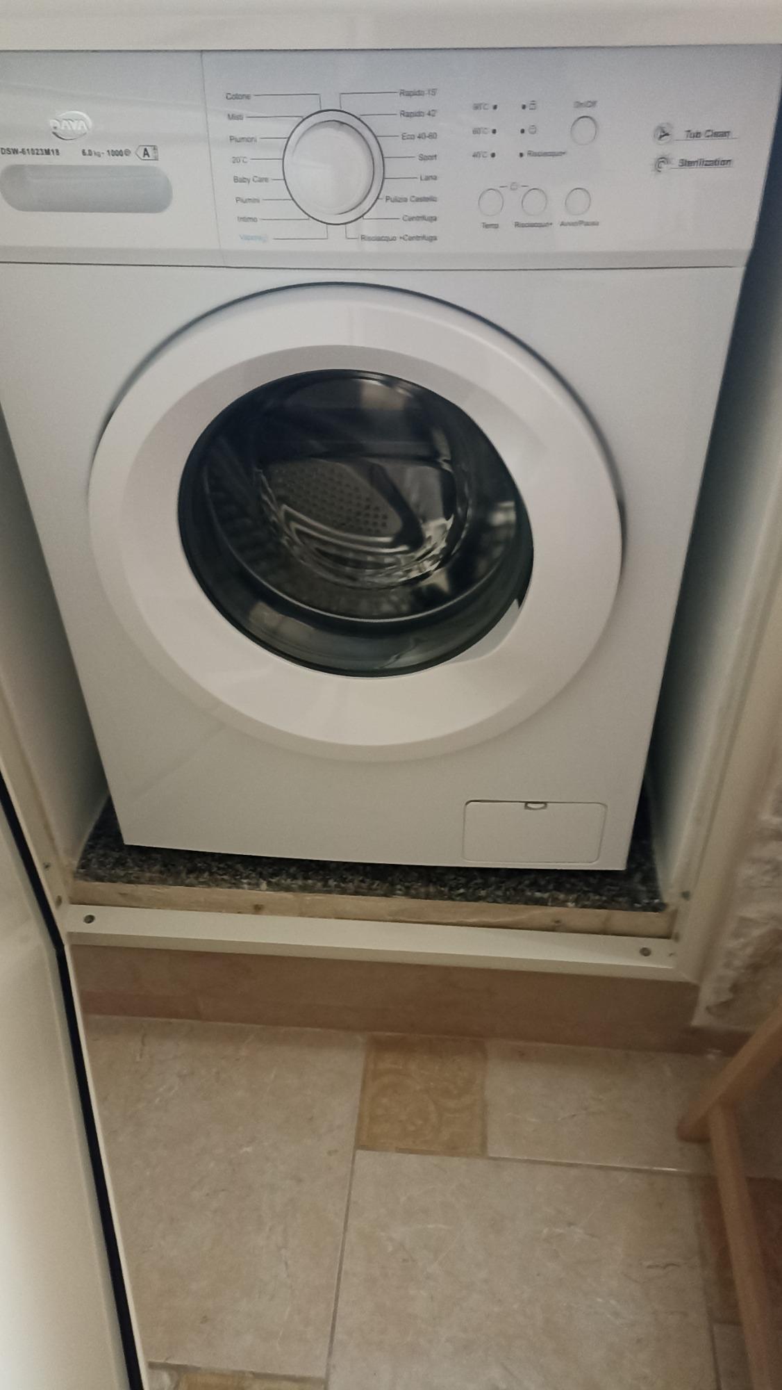 Abitazione dotata del confort lavanderia..discreta se nn serve..utile per chi ne ha bisogno