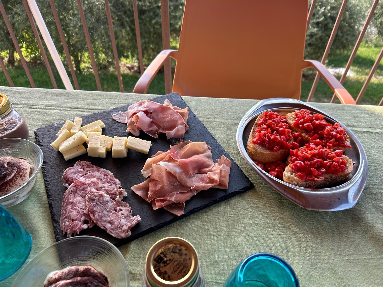 La colazione di LA TERRAZZA IN COLLINA