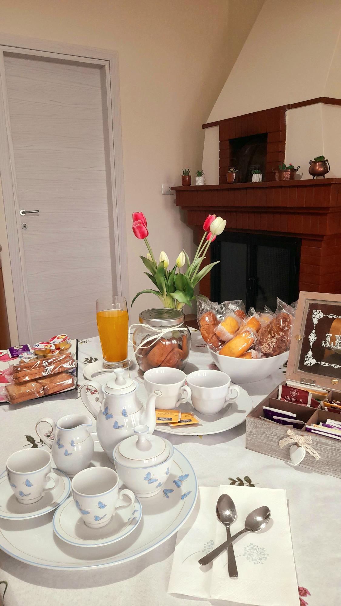 La colazione di LA CASA SUL COLLE